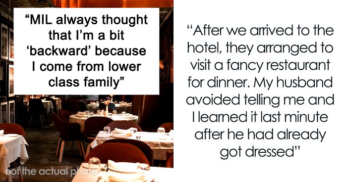 Woman Is Left Out Of Fancy Dinner Because Her MIL Assumed She Wouldn’t Know How To Eat The Food