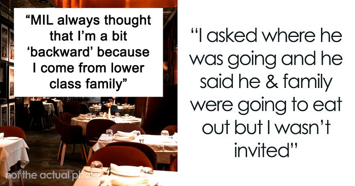 Woman Bails On A Trip After In-Laws Assume She Has No Etiquette Because She Is “Lower Class”