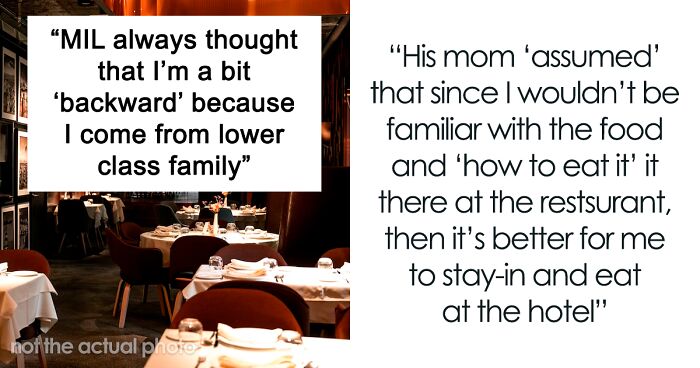 Woman Finds Out In-Laws Arranged A Fancy Dinner On A Family Trip Without Her, Decides To Leave