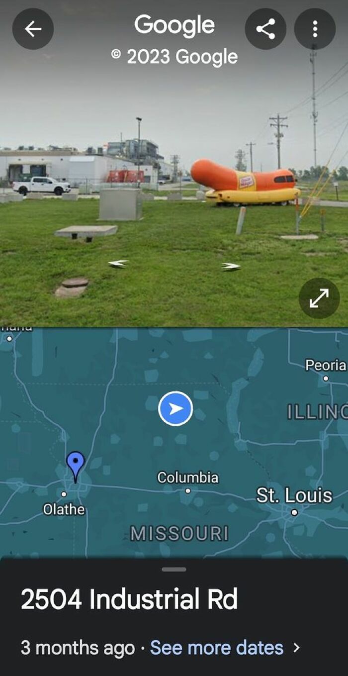 The Wienermobile In Kirksville Missouri