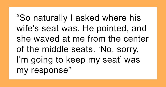 Plane Passenger Is Shut Down By Woman Who Wouldn’t Switch Seats With Him On An 11-Hour Flight