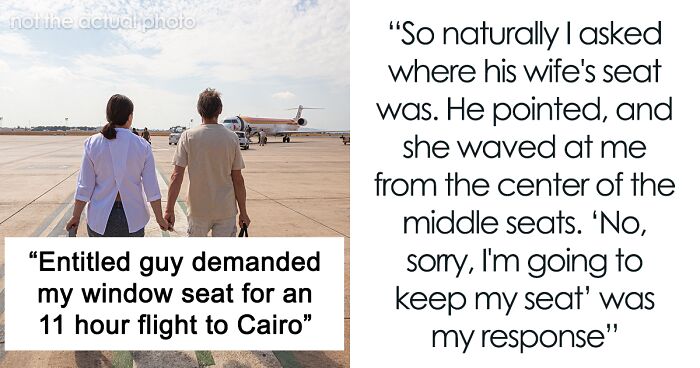 Plane Passenger Is Shut Down By Woman Who Wouldn’t Switch Seats With Him On An 11-Hour Flight