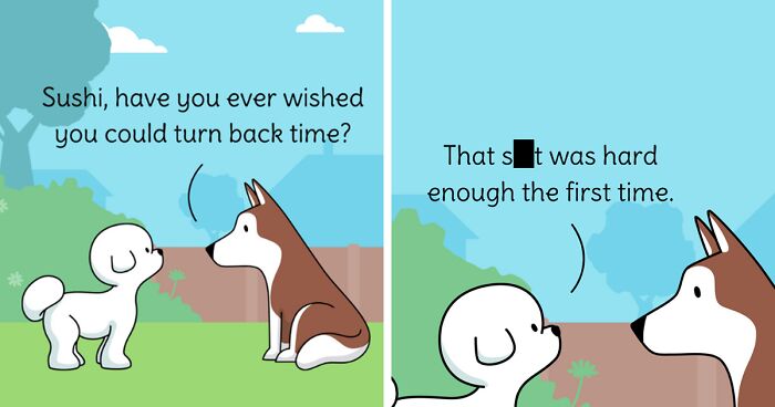 52 Heartfelt And Humorous Comics Featuring A Dog Love Story I Created