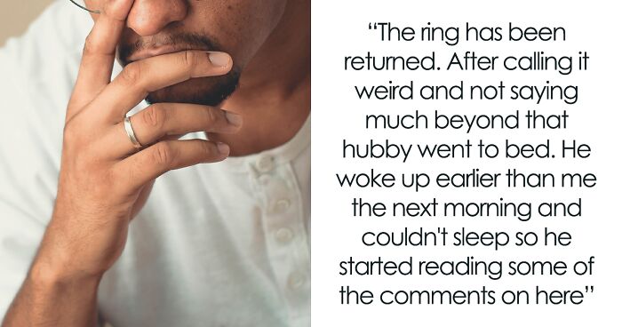 Mom Buys Her Son A Backup Wedding Band 3 Months After Wedding, Wife Is Baffled And Vents Online