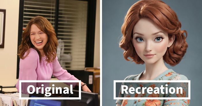 I Imagined What The Office Characters Would Look Like If They Were Part Of A Disney Or Pixar Animated Series (28 Pics)