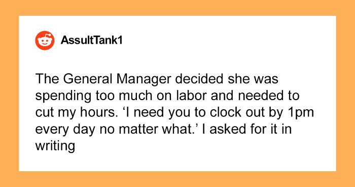 Manager Regrets Telling Employee To Leave At 1 PM Every Day After She Sees The Mess