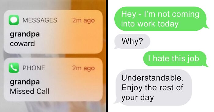 This Twitter Account Collects “Texts With Threatening Auras”, And Here Are 53 Of The Weirdest Ones (New Pics)