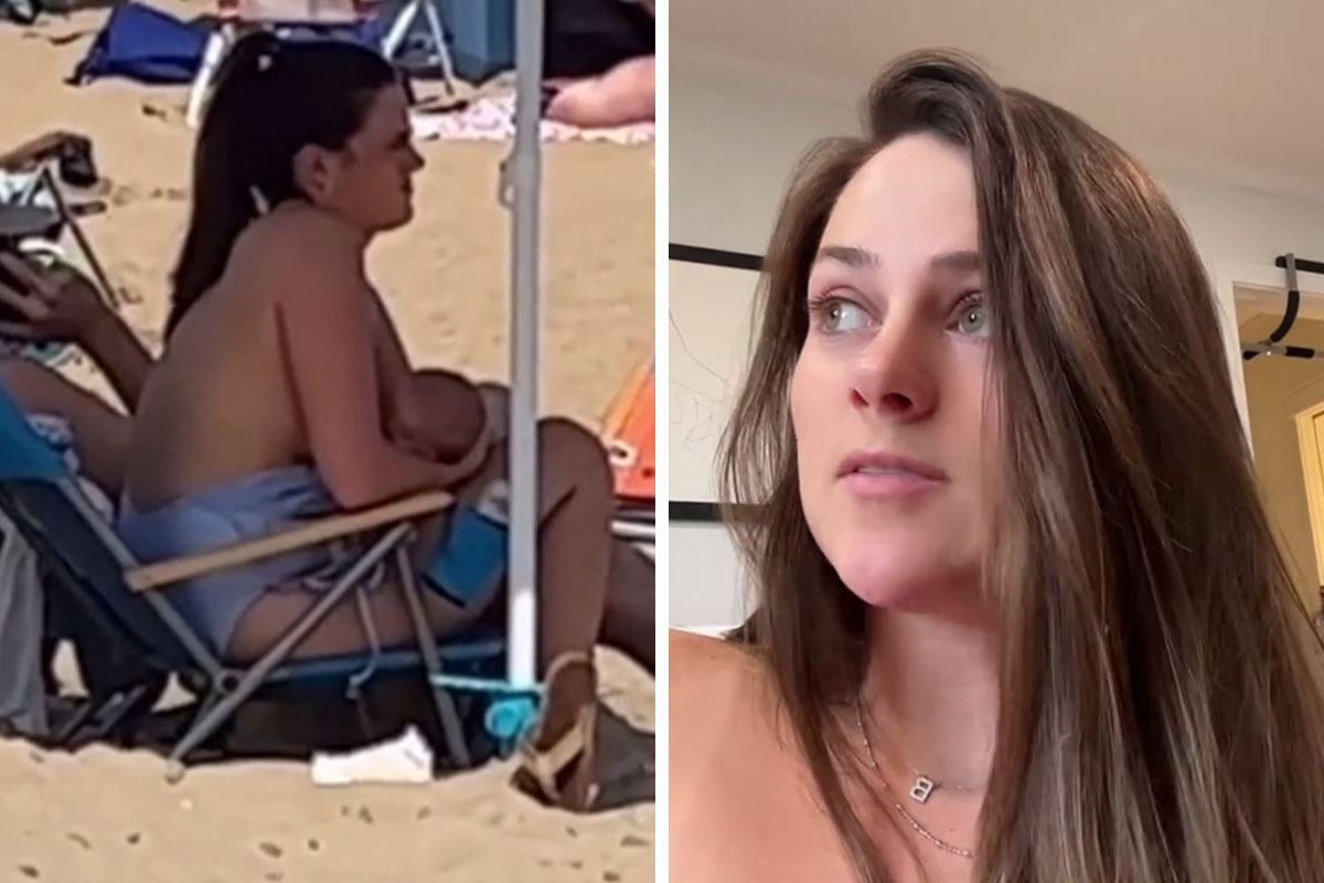 Nude beach mom