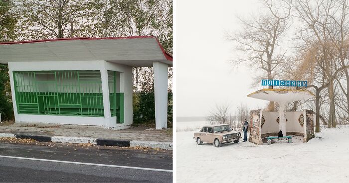 75 Odd-Looking Soviet Bus Stops Captured By This Canadian Photographer (New Pics)