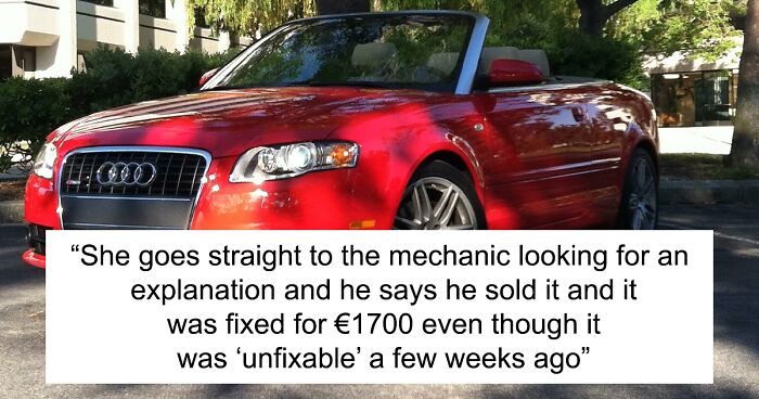 Woman Happens To Be In The Right Place At The Right Times When She Sees Her “Unfixable” Car In Town