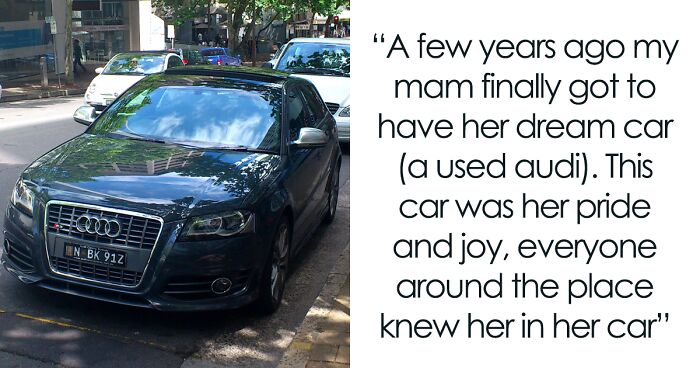 Woman Accidentally Witnesses Her “Unfixable” Car Driving Through Town