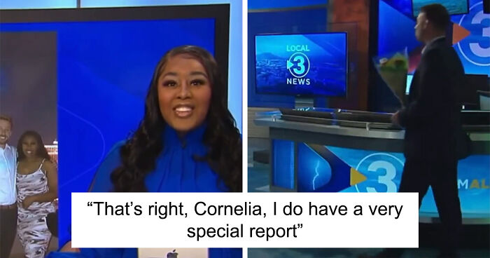 Romantic Video Shows News Reporter Realizing Her BF Is Proposing While Recording A Promo Video