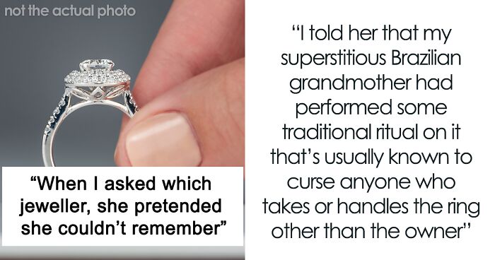 Woman Tells MIL That Her Engagement Ring Is Cursed After She Takes It, Finds It Back The Next Day