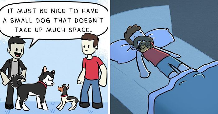 35 Comics Imagining Heartfelt Dialogues Between The Artist And His Dog (New Pics)