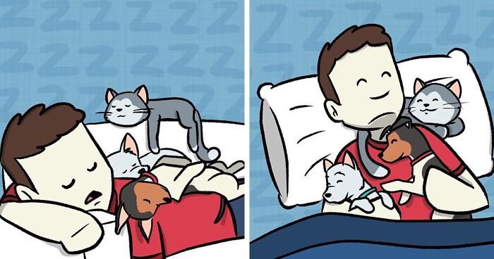 35 Heartwarming Comics That This Artist Created Inspired By His Dog (New Pics)