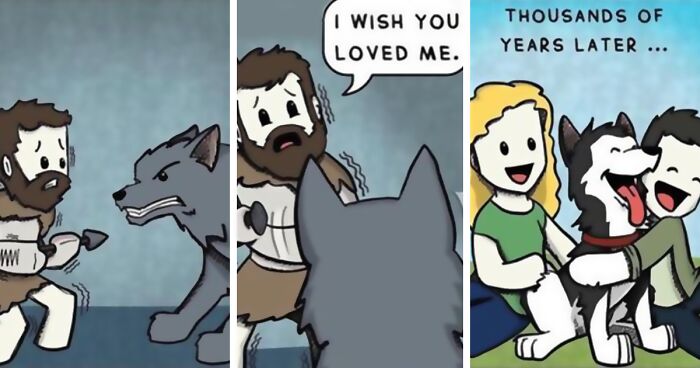 35 Heartwarming Comics That This Artist Created Inspired By His Dog (New Pics)