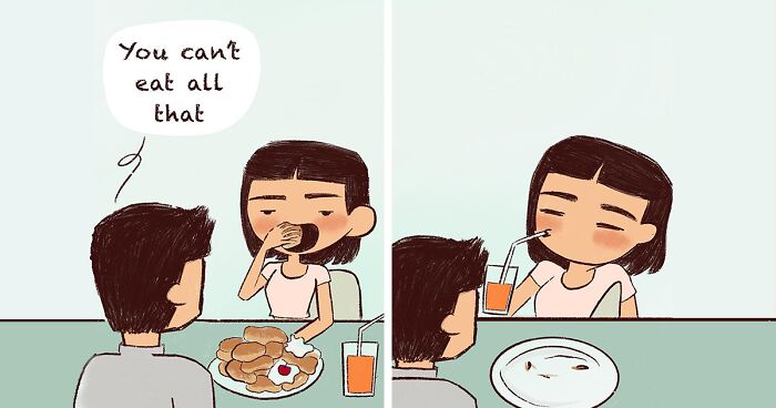 This Artist Makes Relatable Comics About Girls' Dreams And Life’s Imperfections (50 Pics)