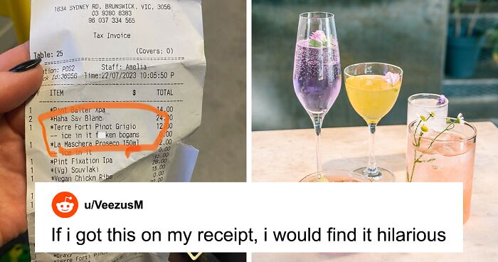 “Damn, Amelia, You Savage”: Netizens Laugh At Server’s Rude Message Accidentally Left In Receipt