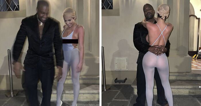 Kanye West And His “Wife” Bianca Censori Are Rocking Some Confusing Looks While On Vacation In Italy