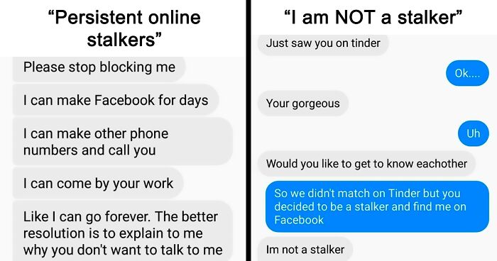 53 People Share Screenshots From Their Unhinged Stalkers