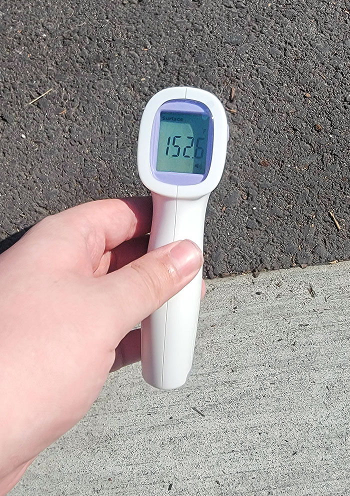 Medford Oregon Blacktop Temperature