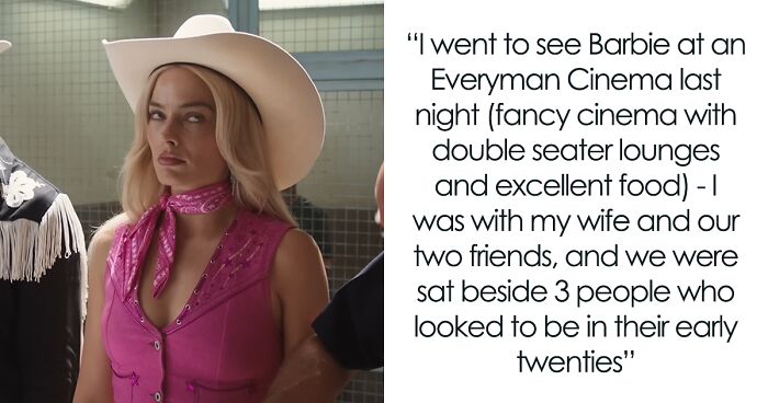 Guy Calls Cinema Staff On 3 Movie-Goers Who Keep Ruining The New Barbie Movie For Everyone