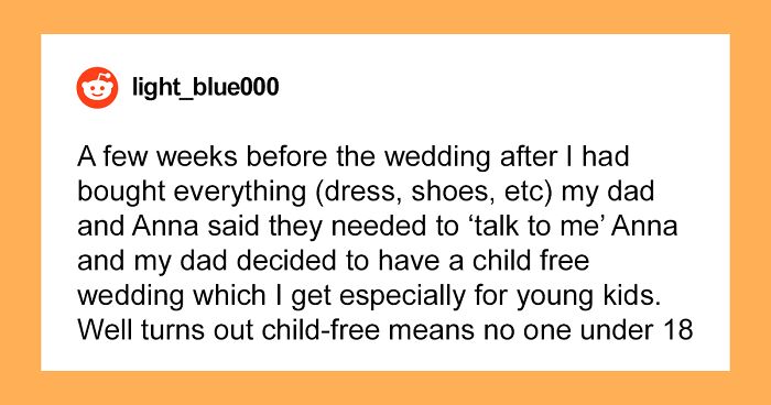 Teen Calls Out Dad And Stepmom On Facebook After They Exclude Her From Wedding