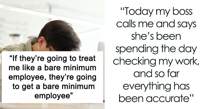 Management Accuses Overperforming Employee Of Cheating, So She Starts Doing The Bare Minimum