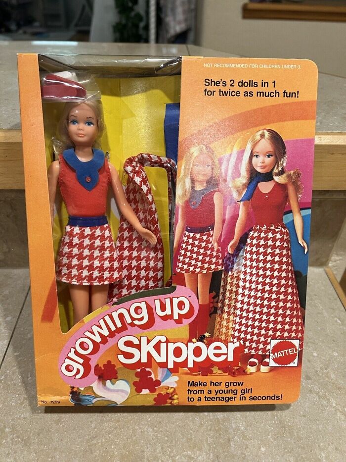 1975 US commercial for controversial Growing Up Skipper doll