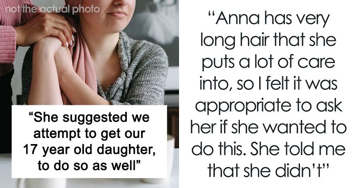 Man Asks For Advice After Wife Battling Cancer Forces Their Daughter To Shave Her Head