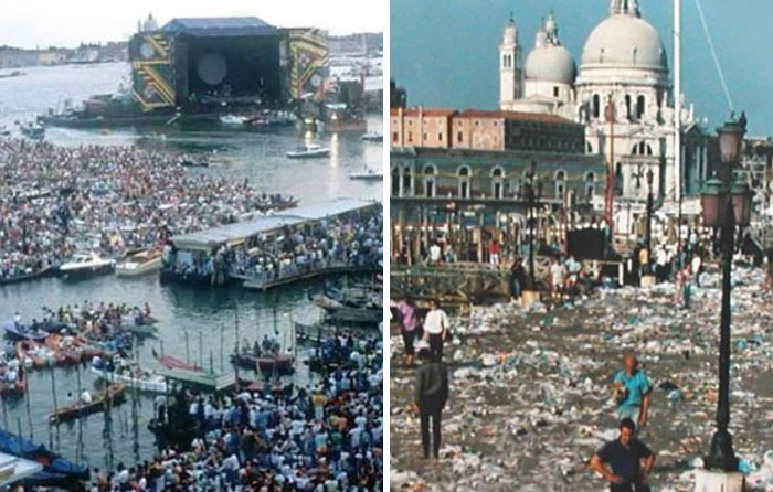 Pink Floyd’s Floating Concert In Venice That Made Its City Council Resign, 1989