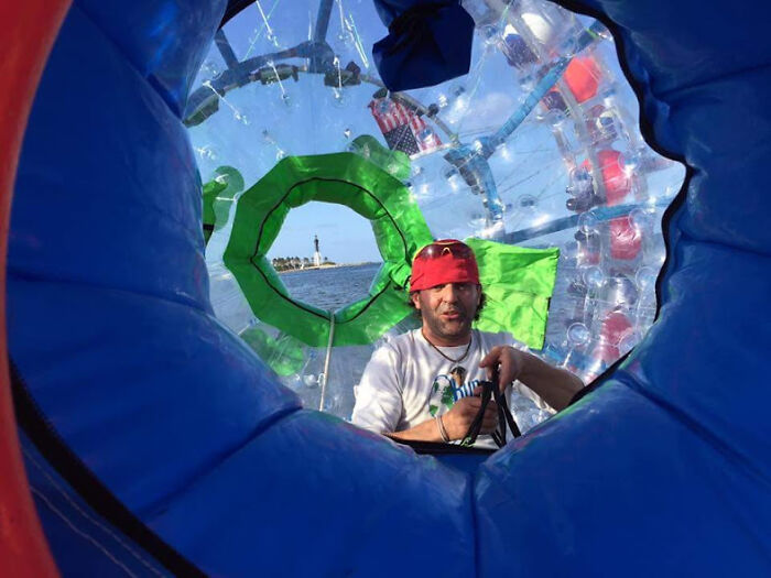 Florida Man Tries To Cross Atlantic In A Hamster Wheel, Faces Federal Charges