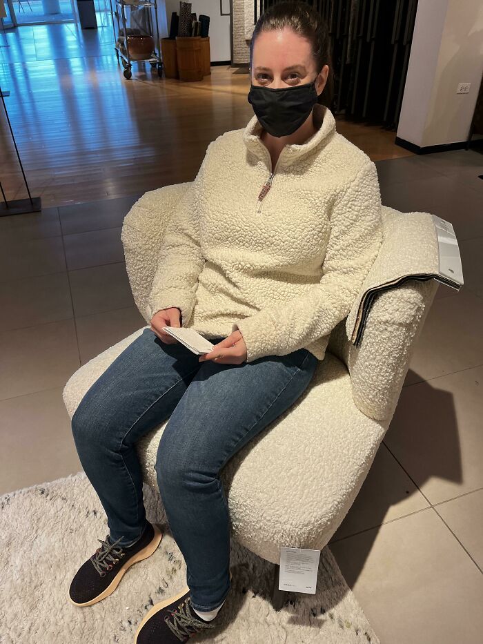 I Didn’t Know This Sweater Came In With A Chair