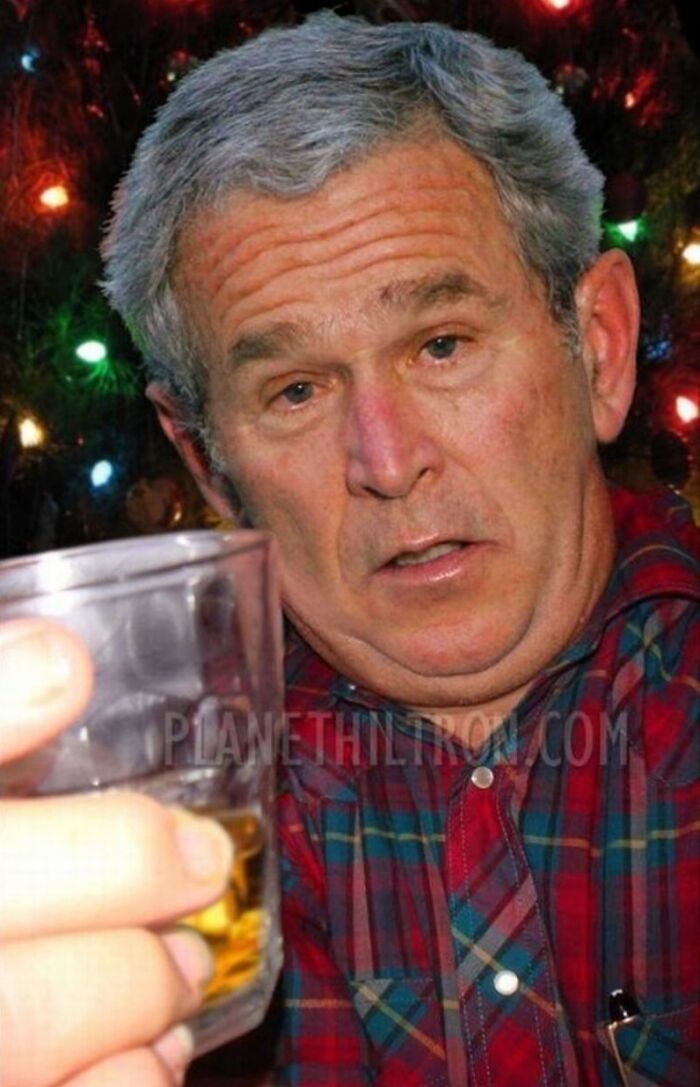 George Bush photoshopped to look like an ordinary person