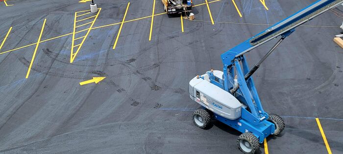 Our Parking Lot Was Resurfaced Only Five Days Ago