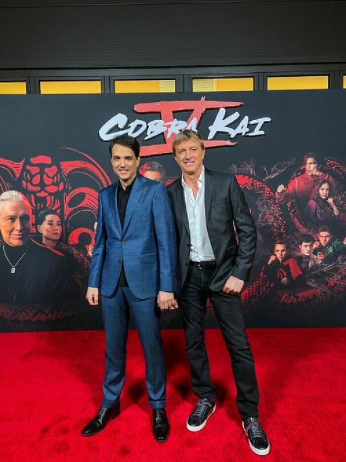 In 2023: Ralph Macchio(Age 61) & William Zabka(Age 57)