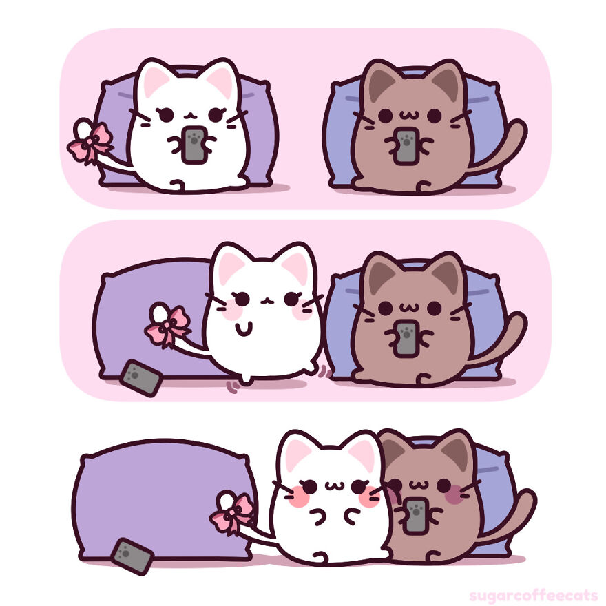 I Created These Cute Cat Comics To Find Joy In The World Again