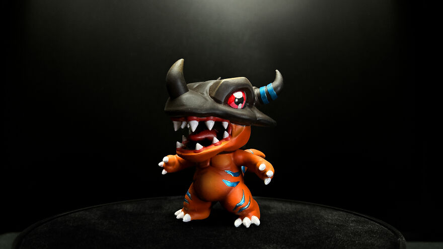 I Made Chibi Greymon