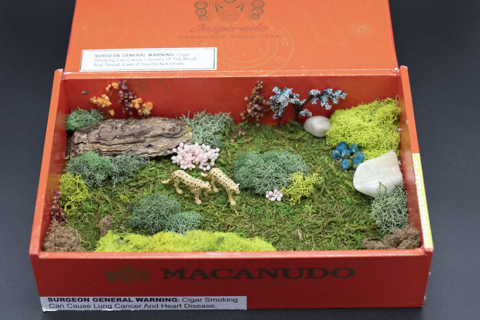 I Make Mini Worlds Out Of Real Flowers And Mosses (22 Pics)