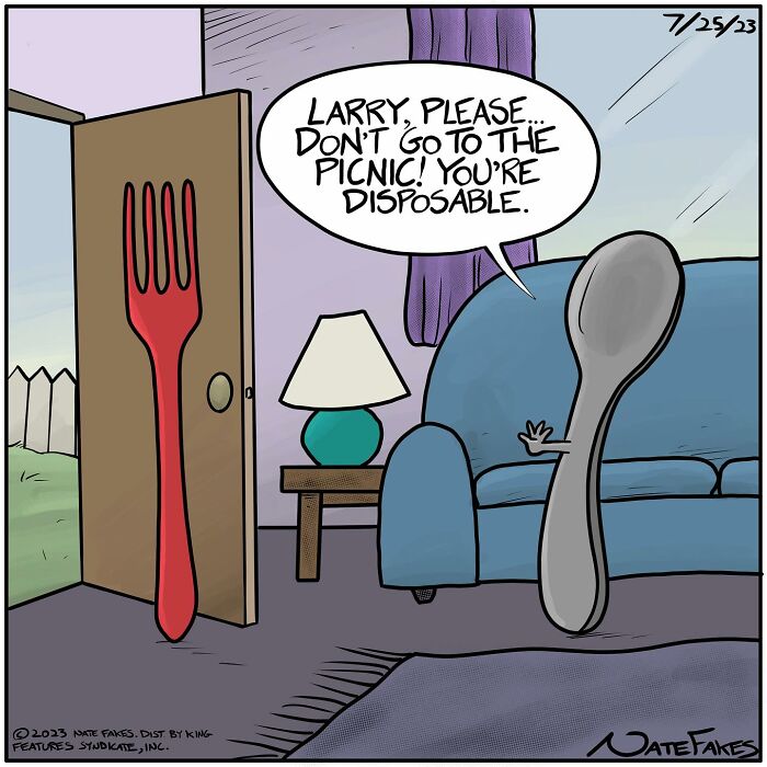 Disposable fork