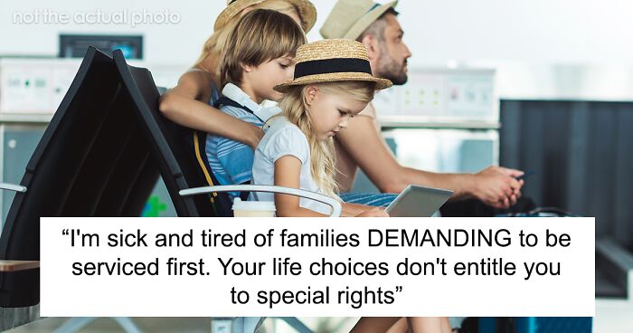 Family Demand To Get Priority Access, Cut In Line, Employee Refuses To Let Them