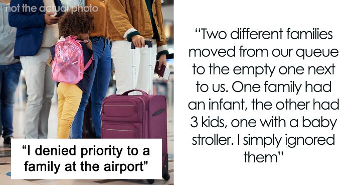  Airport Employee Challenges Entitled Family: Join The Queue Like Everybody Else