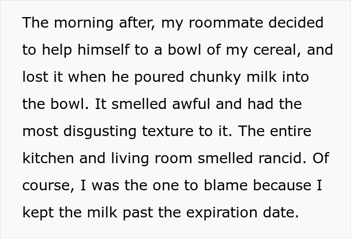 Guy Refuses To Stop Stealing Roommate's Food, Loses It When They Start 'Experimenting' With It