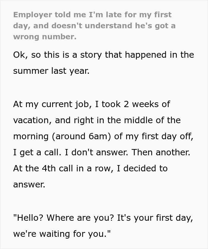 Random Boss Won’t Believe He Got The Wrong Number And Keeps Calling This Person On Vacation