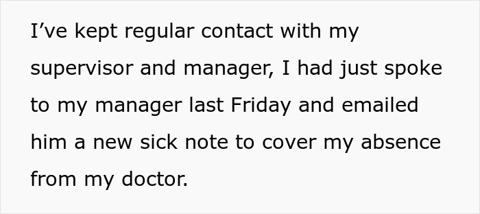 Worker Takes Boss’s Personal Visit While On Sick Leave As A Personal Space Violation, Reports Him