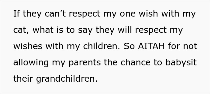 “Oh Stop… It’s Just A Cat”: Woman Bans Parents From Grandkids Following Tragic Pet Incident