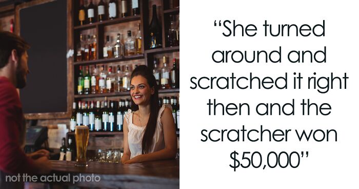 Bartender Gives Back A $50,000 Scratcher She Got As A Tip, Patron Gives Her $20 In Return