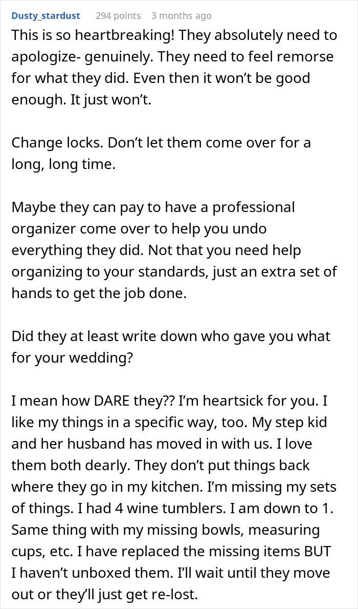 Woman Is Heartbroken After Returning From Her Honeymoon To Find Her MIL Rearranged Her Home