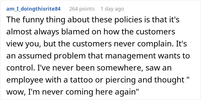 Employee Maliciously Complies With Boss' Stupid "No Piercings" Rule, Setting Him Off For Months