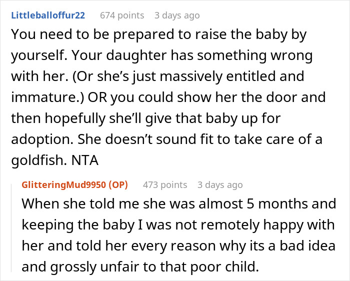 Woman Wants Her Pregnant Daughter To Start Being An Adult, She Bursts Into A Tantrum